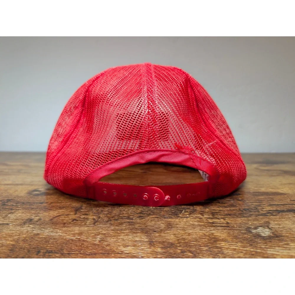 Vintage Coors Banquet Beer Trucker Hat Red Mesh‎ Snapback Swingster Made in USA